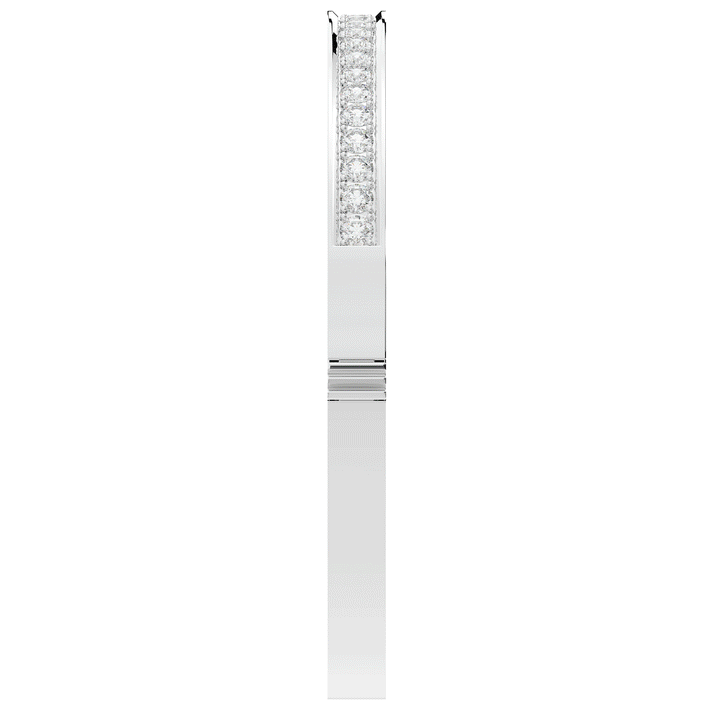 1.25CT.TW ROUND LAB DIAMOND BANGLE - Nazarelle