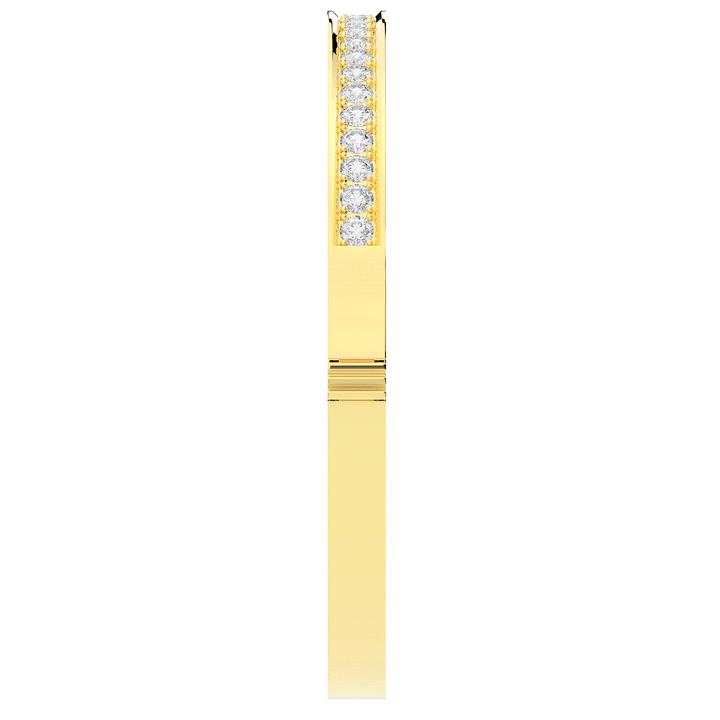 1.25CT.TW ROUND LAB DIAMOND BANGLE - Nazarelle