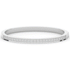 1.25CT.TW ROUND LAB DIAMOND BANGLE - Nazarelle