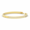1.25CT.TW ROUND LAB DIAMOND BANGLE - Nazarelle