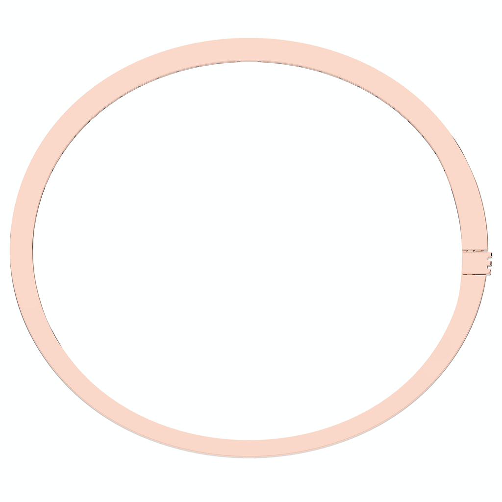 1.25CT.TW ROUND LAB DIAMOND BANGLE - Nazarelle