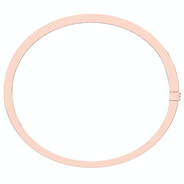 1.25CT.TW ROUND LAB DIAMOND BANGLE - Nazarelle