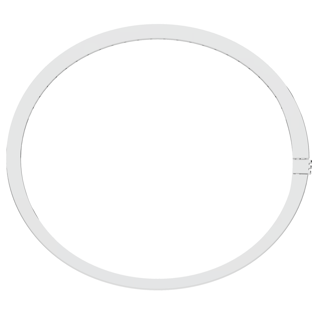 1.25CT.TW ROUND LAB DIAMOND BANGLE - Nazarelle
