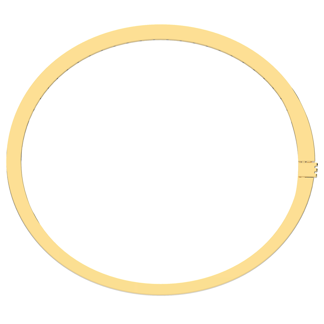 1.25CT.TW ROUND LAB DIAMOND BANGLE - Nazarelle