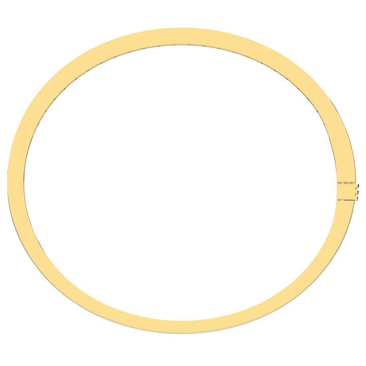 1.25CT.TW ROUND LAB DIAMOND BANGLE - Nazarelle