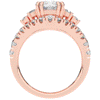 3.10CT.TW CUSHION LAB DIAMOND HALO ENGAGEMENT RING - Nazarelle