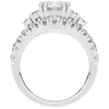 3.10CT.TW CUSHION LAB DIAMOND HALO ENGAGEMENT RING - Nazarelle