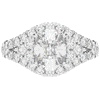 3.10CT.TW CUSHION LAB DIAMOND HALO ENGAGEMENT RING - Nazarelle