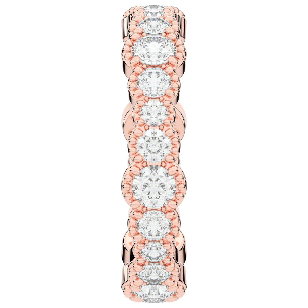1.60CT.TW ROUND LAB DIAMOND ETERNITY WEDDING BAND - Nazarelle