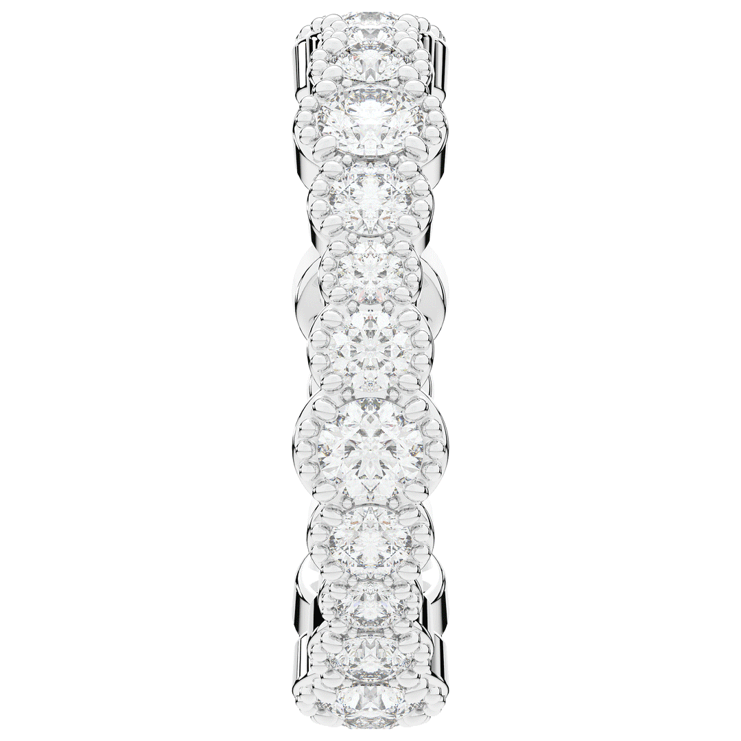 1.60CT.TW ROUND LAB DIAMOND ETERNITY WEDDING BAND - Nazarelle