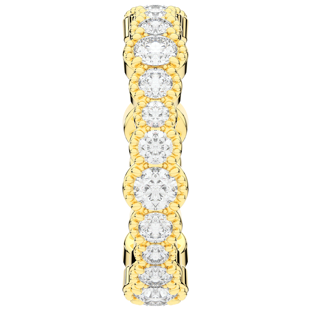 1.60CT.TW ROUND LAB DIAMOND ETERNITY WEDDING BAND - Nazarelle