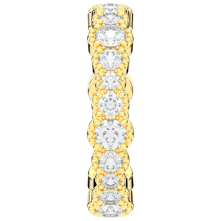 1.60CT.TW ROUND LAB DIAMOND ETERNITY WEDDING BAND - Nazarelle