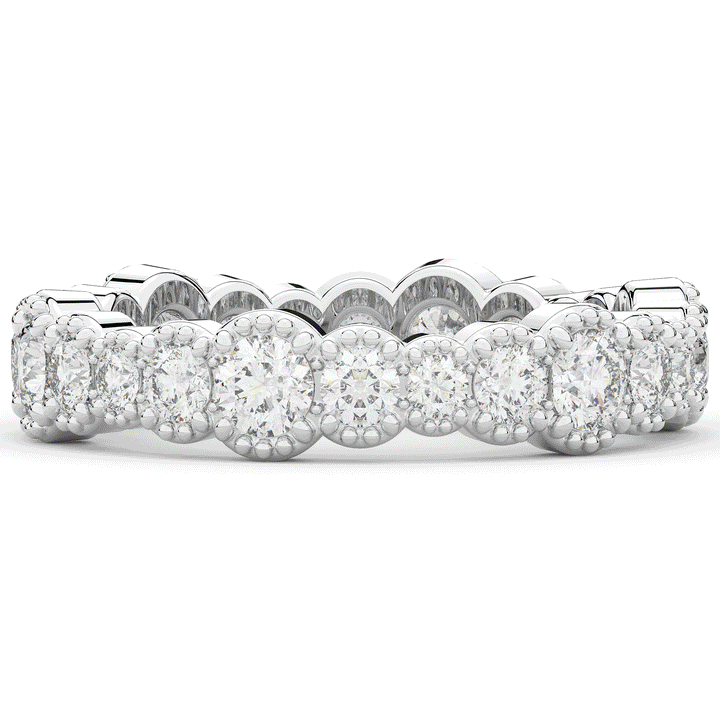 1.60CT.TW ROUND LAB DIAMOND ETERNITY WEDDING BAND - Nazarelle