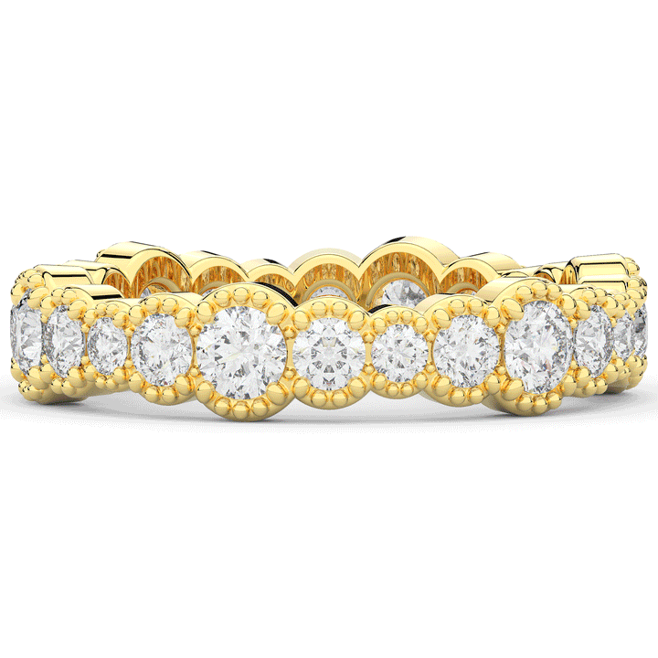 1.60CT.TW ROUND LAB DIAMOND ETERNITY WEDDING BAND - Nazarelle