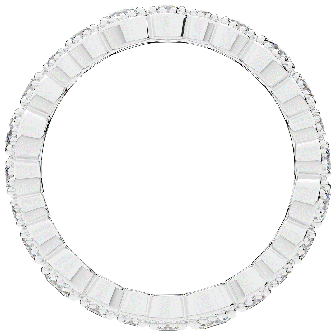 1.60CT.TW ROUND LAB DIAMOND ETERNITY WEDDING BAND - Nazarelle