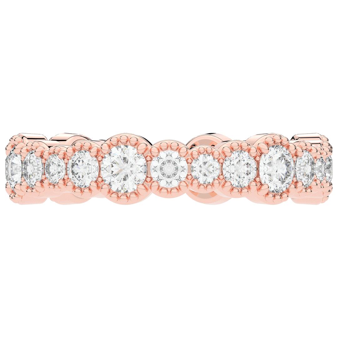 1.60CT.TW ROUND LAB DIAMOND ETERNITY WEDDING BAND - Nazarelle