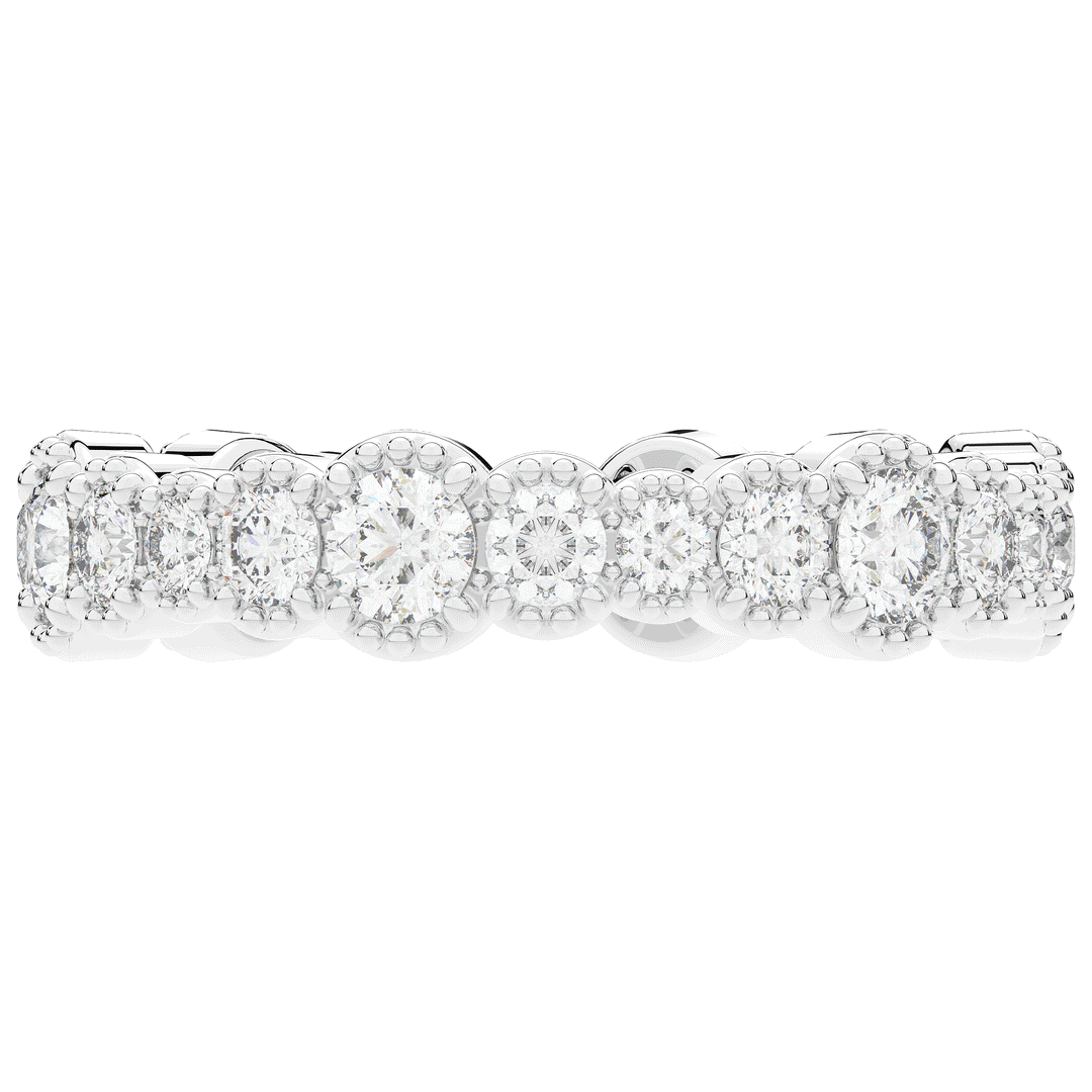 1.60CT.TW ROUND LAB DIAMOND ETERNITY WEDDING BAND - Nazarelle
