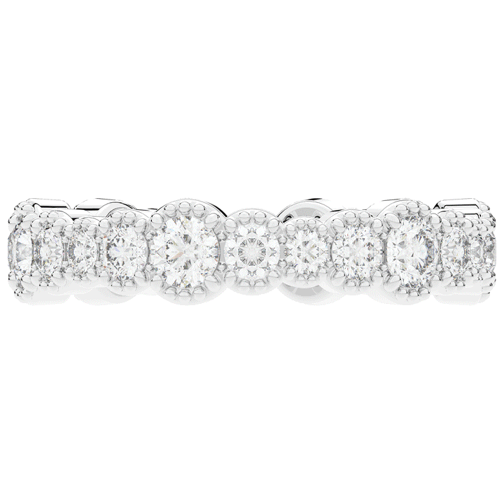 1.60CT.TW ROUND LAB DIAMOND ETERNITY WEDDING BAND - Nazarelle