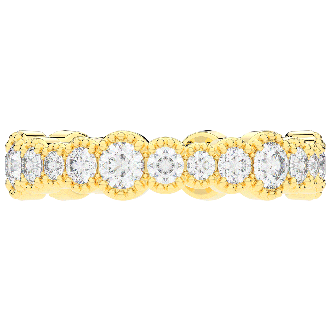 1.60CT.TW ROUND LAB DIAMOND ETERNITY WEDDING BAND - Nazarelle