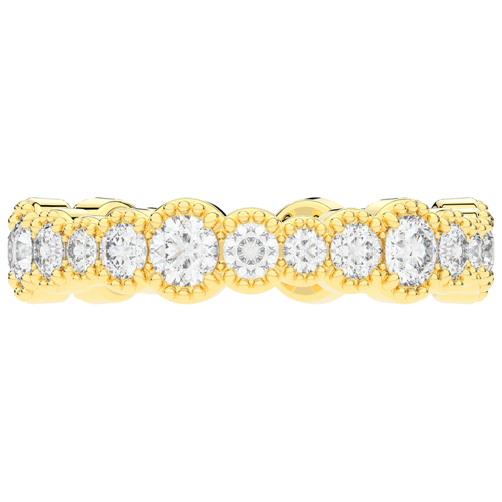 1.60CT.TW ROUND LAB DIAMOND ETERNITY WEDDING BAND - Nazarelle