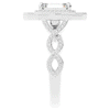 1.90CT.TW EMERALD CUT LAB DIAMOND HALO ENGAGEMENT RING - Nazarelle