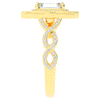 1.90CT.TW EMERALD CUT LAB DIAMOND HALO ENGAGEMENT RING - Nazarelle