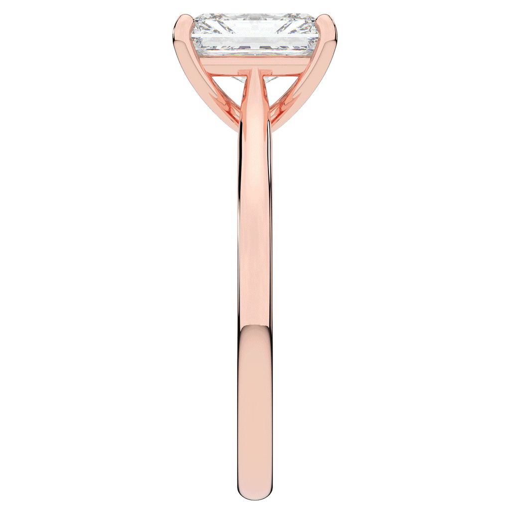 2.00CT RADIANT LAB DIAMOND SOLITAIRE ENGAGEMENT RING - Nazarelle