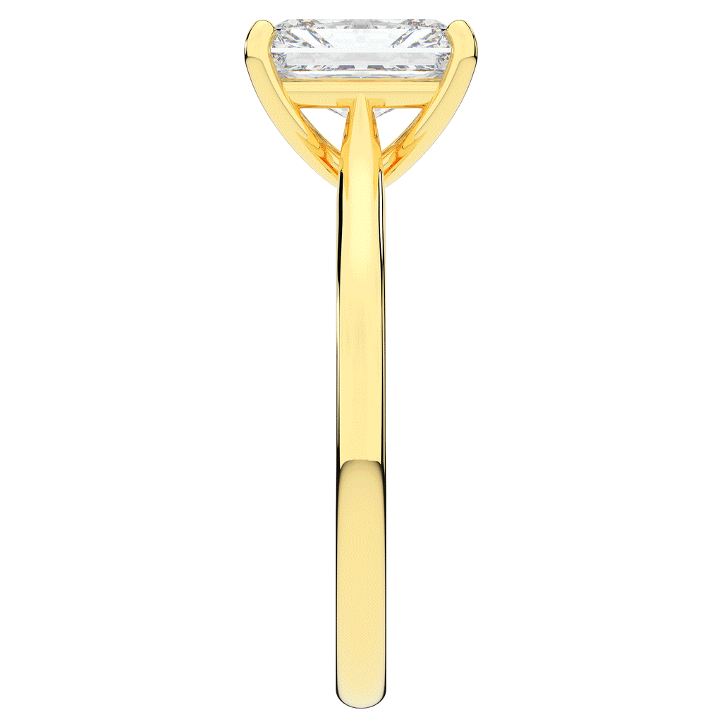 2.00CT RADIANT LAB DIAMOND SOLITAIRE ENGAGEMENT RING - Nazarelle