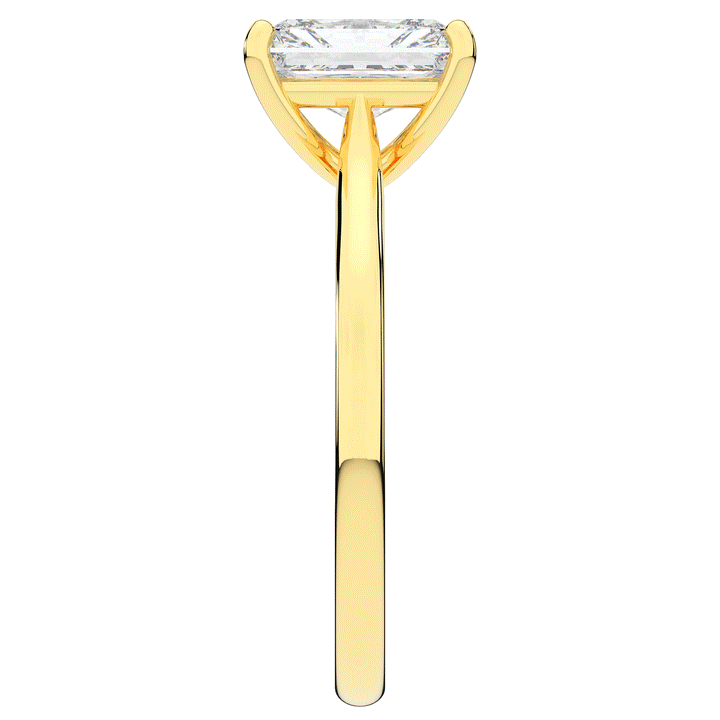 2.00CT RADIANT LAB DIAMOND SOLITAIRE ENGAGEMENT RING - Nazarelle