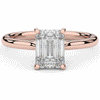 2.00CT.TW EMERALD CUT LAB DIAMOND SOLITAIRE ENGAGEMENT RING - Nazarelle