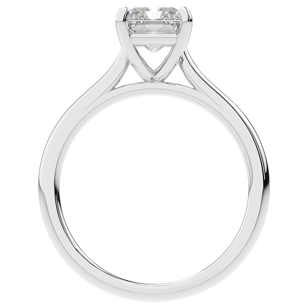 2.00CT RADIANT LAB DIAMOND SOLITAIRE ENGAGEMENT RING - Nazarelle