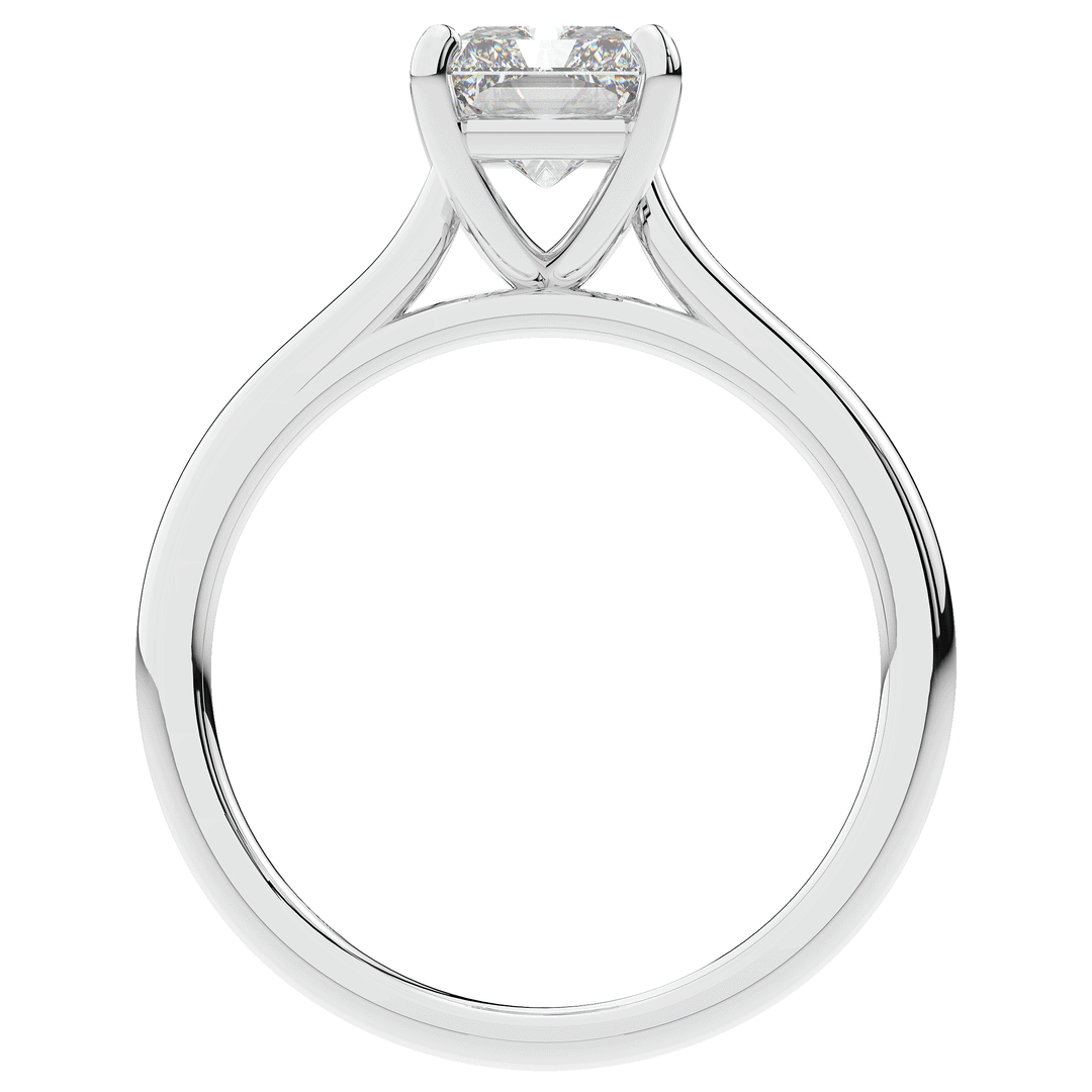 2.00CT RADIANT LAB DIAMOND SOLITAIRE ENGAGEMENT RING - Nazarelle