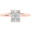 2.00CT.TW EMERALD CUT LAB DIAMOND SOLITAIRE ENGAGEMENT RING - Nazarelle