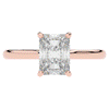 2.00CT RADIANT LAB DIAMOND SOLITAIRE ENGAGEMENT RING - Nazarelle