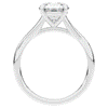 1.50CT ROUND LAB DIAMOND SOLITAIRE TWIST BAND ENGAGEMENT RING - Nazarelle