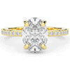 2.70CT.TW OVAL LAB DIAMOND SOLITAIRE ENGAGEMENT RING - Nazarelle