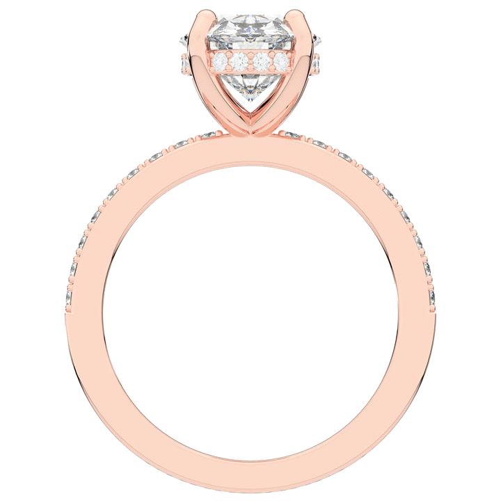 2.70CT.TW OVAL LAB DIAMOND SOLITAIRE ENGAGEMENT RING - Nazarelle