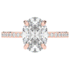 2.70CT.TW OVAL LAB DIAMOND SOLITAIRE ENGAGEMENT RING - Nazarelle