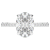2.70CT.TW OVAL LAB DIAMOND SOLITAIRE ENGAGEMENT RING - Nazarelle