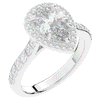 2.50CT.TW PEAR LAB DIAMOND HALO ENGAGEMENT RING - Nazarelle
