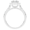 2.50CT.TW PEAR LAB DIAMOND HALO ENGAGEMENT RING - Nazarelle