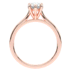 1.00CT.TW PEAR LAB DIAMOND SOLITAIRE ENGAGEMENT RING - Nazarelle