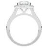 2.50CT.TW ROUND LAB DIAMOND SPLIT SHANK HALO ENGAGEMENT RING - Nazarelle