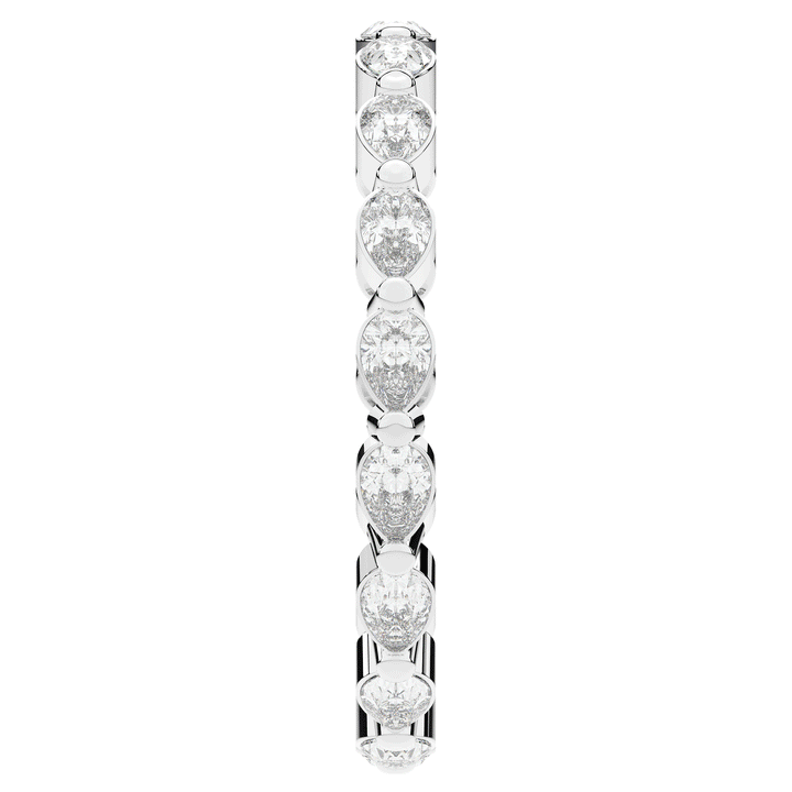 0.80CT.TW PEAR LAB DIAMOND ETERNITY WEDDING BAND - Nazarelle