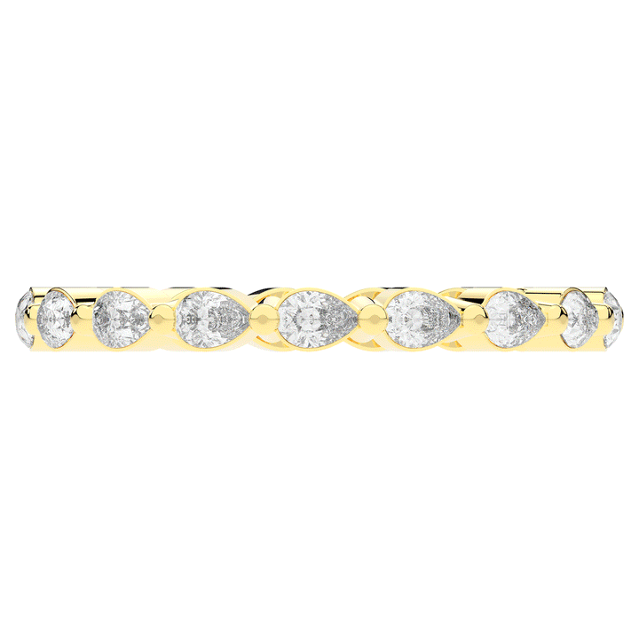0.80CT.TW PEAR LAB DIAMOND ETERNITY WEDDING BAND - Nazarelle
