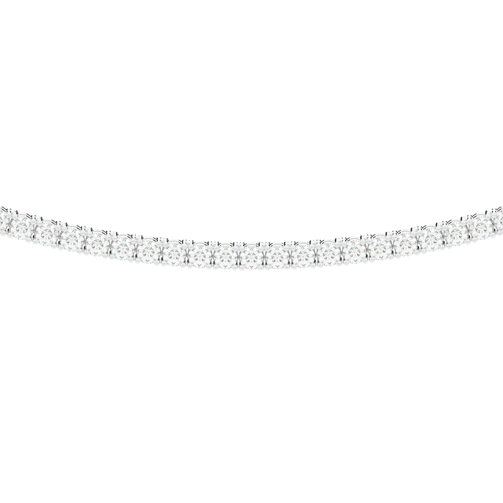 5.50CT.TW ROUND LAB DIAMOND TENNIS NECKLACE - Nazarelle
