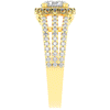 1.95CT.TW ROUND LAB DIAMOND HALO ENGAGEMENT RING - Nazarelle
