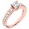 1.75CT.TW PRINCESS LAB DIAMOND SOLITAIRE ENGAGEMENT RING - Nazarelle