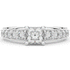 1.75CT.TW PRINCESS LAB DIAMOND SOLITAIRE ENGAGEMENT RING - Nazarelle