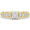 1.75CT.TW PRINCESS LAB DIAMOND SOLITAIRE ENGAGEMENT RING - Nazarelle